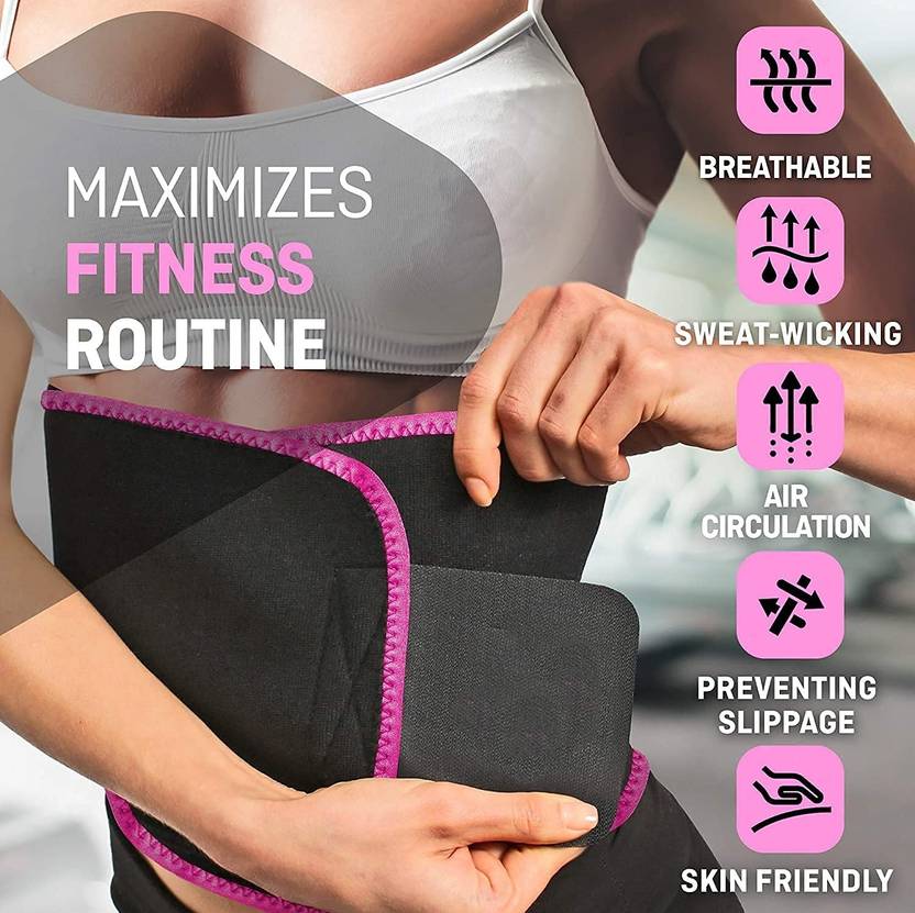Tummy Trimmer Slimming Belt | Reduce Belly Fat Waist Reduction Tummy Trimmer Slimming Belt