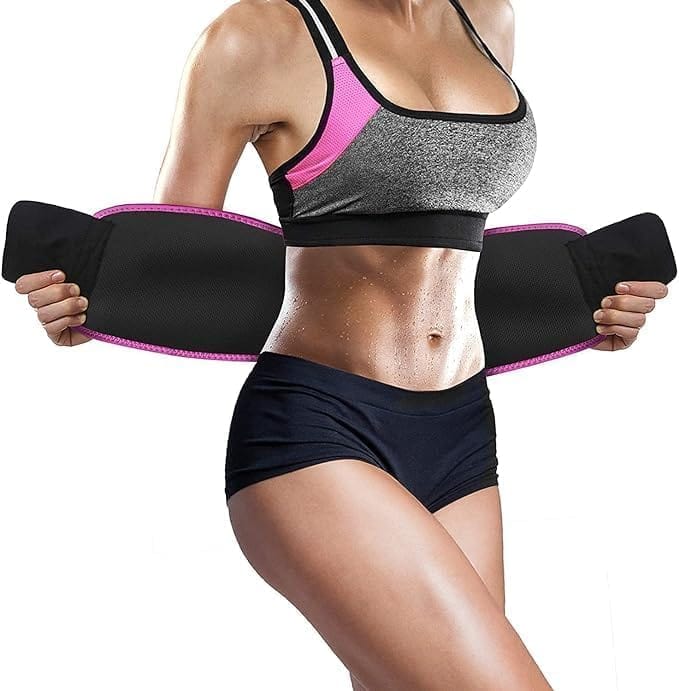 Tummy Trimmer Slimming Belt | Reduce Belly Fat Waist Reduction Tummy Trimmer Slimming Belt