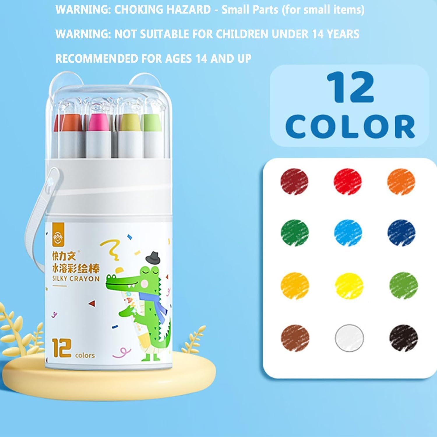Ultra-Silky Twistable Gel Crayons | 12 color set Ultra-Silky Twistable Gel Crayons | 12 color set