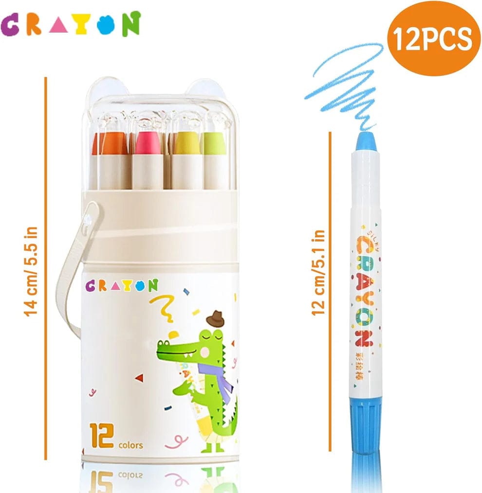 Ultra-Silky Twistable Gel Crayons | 12 color set Ultra-Silky Twistable Gel Crayons | 12 color set