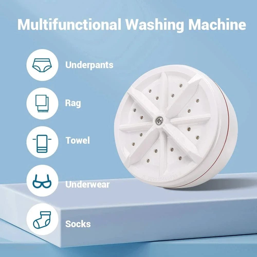 Ultrasonic Portable Mini Washing Machine Best Small Washer Large Size Mini Washing Machine