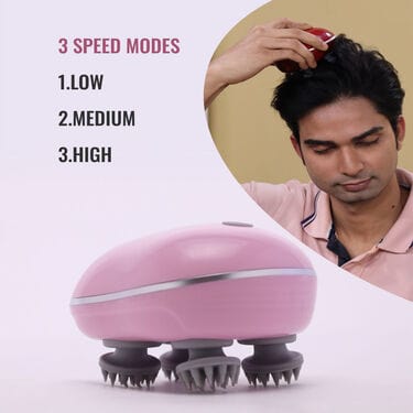 Vibrellaz™ | Head Massager Hair Scalp Massage And Hair Growth Head Massages Tool Vibrellaz™ Rechargeable Head Massager For Relaxation Zaavio®