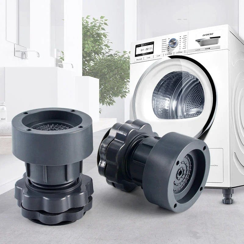 Vibrofixio™️ | Washing Machine Clothes Washer Vibration Pads Vibrofixio™ Washing Machine Adjustable Height Footpads (Pack Of 4) Zaavio.co®