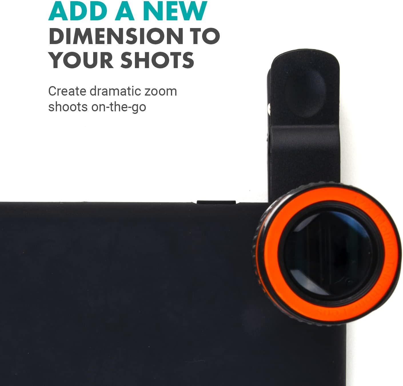 Vision Monocular Telescope Binoculars - 12x HD Optical Zoom Camera Telescope Lens Large Phone Telescope