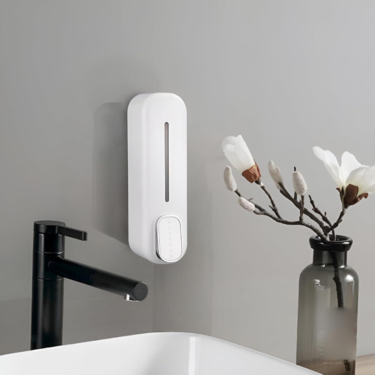 Wall-Mounted Manual Soap Dispenser | Soap Dispenser Wall Mounted Pump Bottle Manual Soap Products Wall-Mounted Manual Soap Dispenser Zaavio®