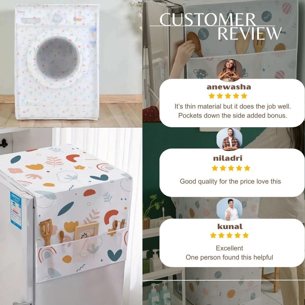 Washing Machine & Fridge Covers Combo Washing Machine & Fridge Covers Combo