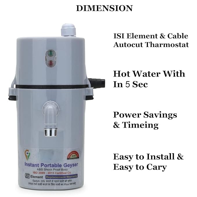 Water Heater Instant Geyser Electric Hot Water Portable Geyser Portable Instant Electric Geyser