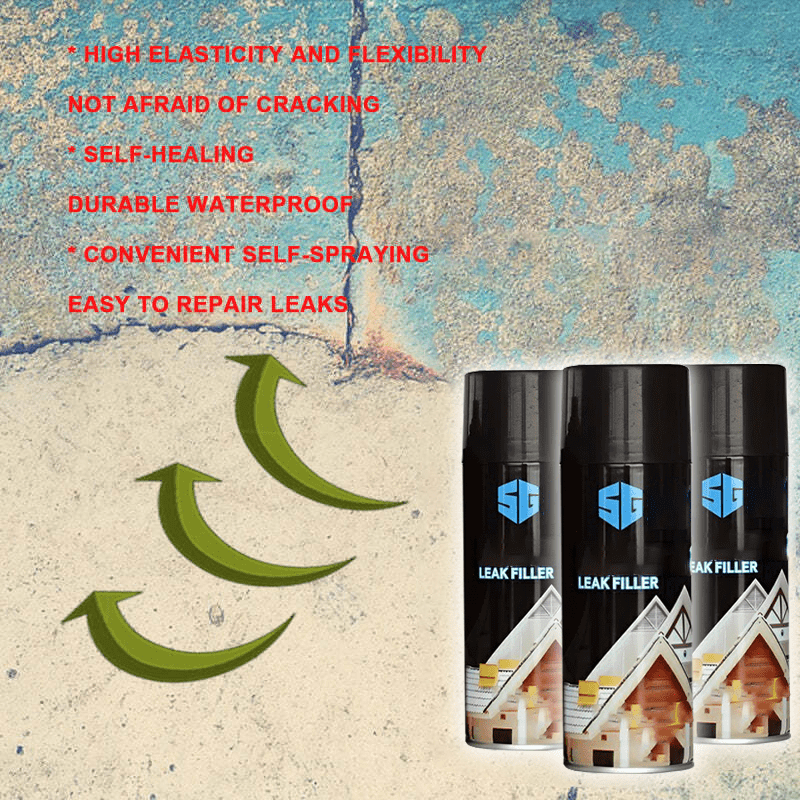 Water Proof Crack Sealer Roof Sealing Leak Repair Spray Waterproof Crack Sealer Spray