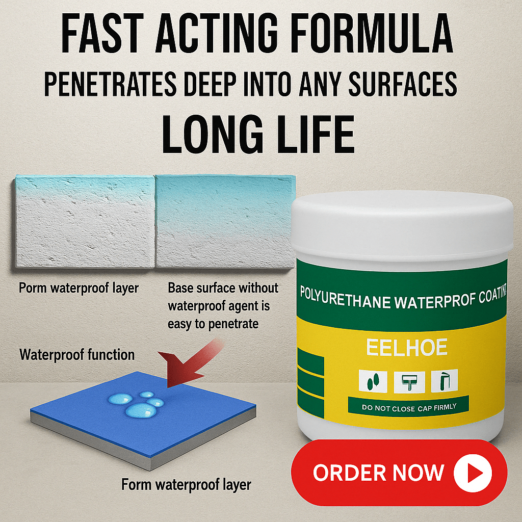 Waterproof Glue Sealent Mrtal Strong Transparent Water Tight Glue Waterproof Glue + Free Brush