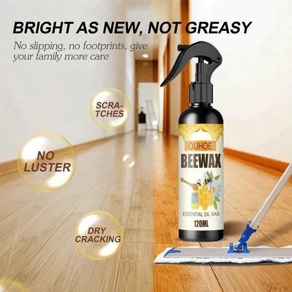 Wood Polish Furniture Spray Wood Floor Wax Cleaner Natural Polish - Furniture Wood polish for Cleaning (Pack of 2) Pack of 2 Beewax Furniture Polish Spray - Buy 1 Get 1 Free