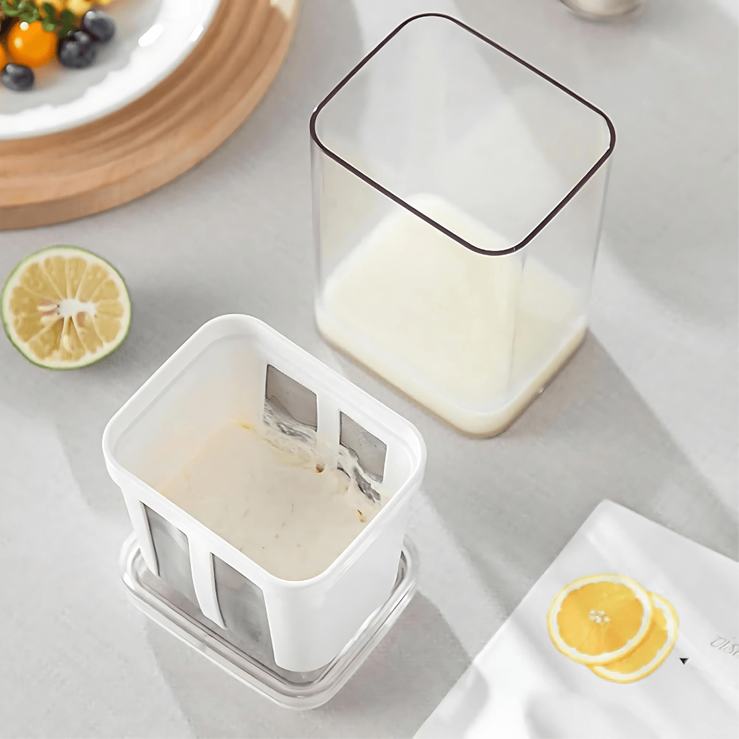 Yogurt Maker Strainer | Dairy Products Homemade Yogurt Making Process Yogurt Strainer