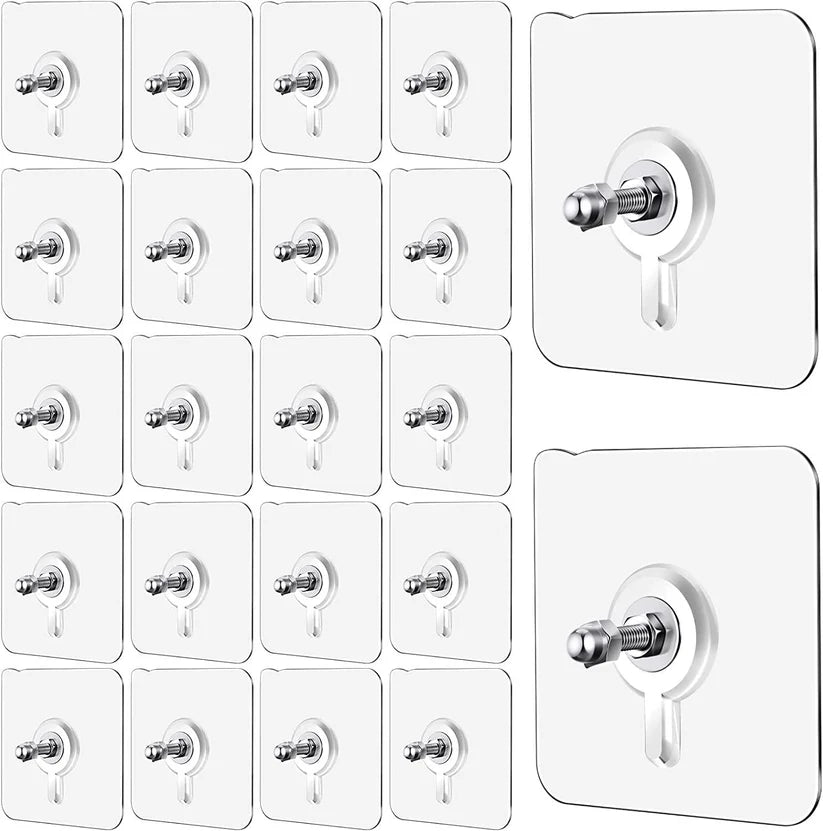 Screw Wall Hooks (Set of 10)
