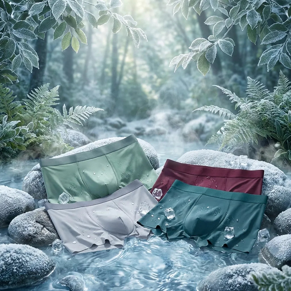 FreshGuardzy Ice Silk Boxers (Set of 3)