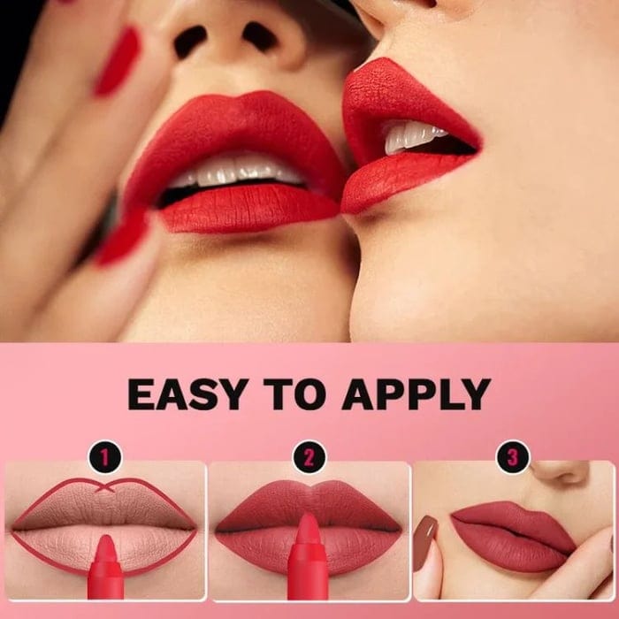 12 Colors Matte Lipstick Pen Zaavio®