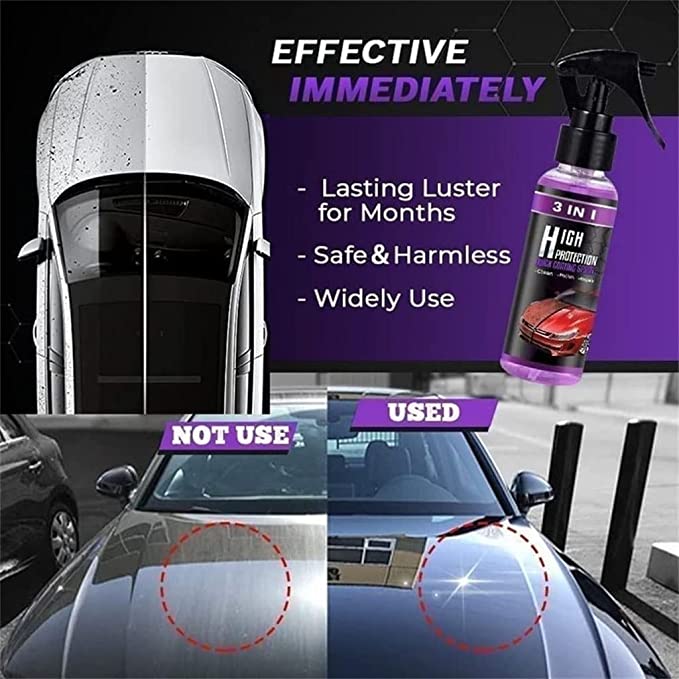 3 IN 1 High Protection Car Spray (Set of 2) 3 IN 1 High Protection Car Spray (Set of 2)