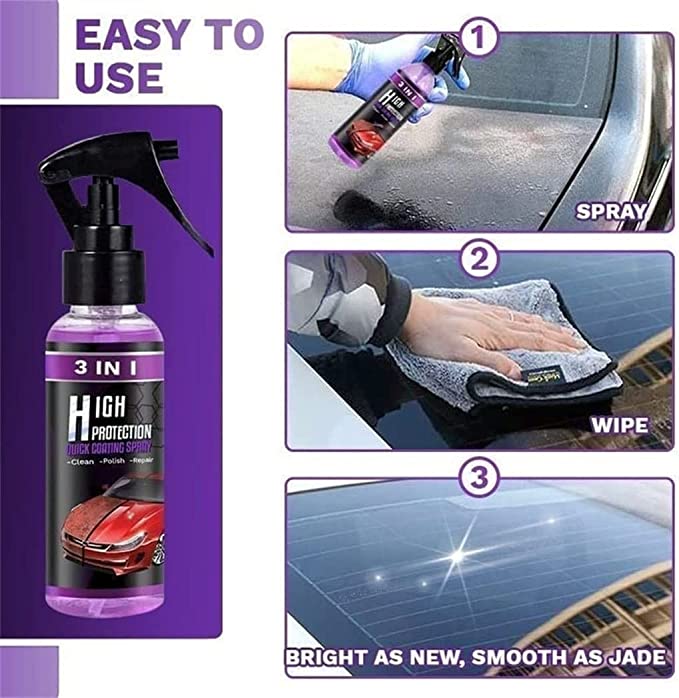 3 IN 1 High Protection Car Spray (Set of 2) 3 IN 1 High Protection Car Spray (Set of 2)
