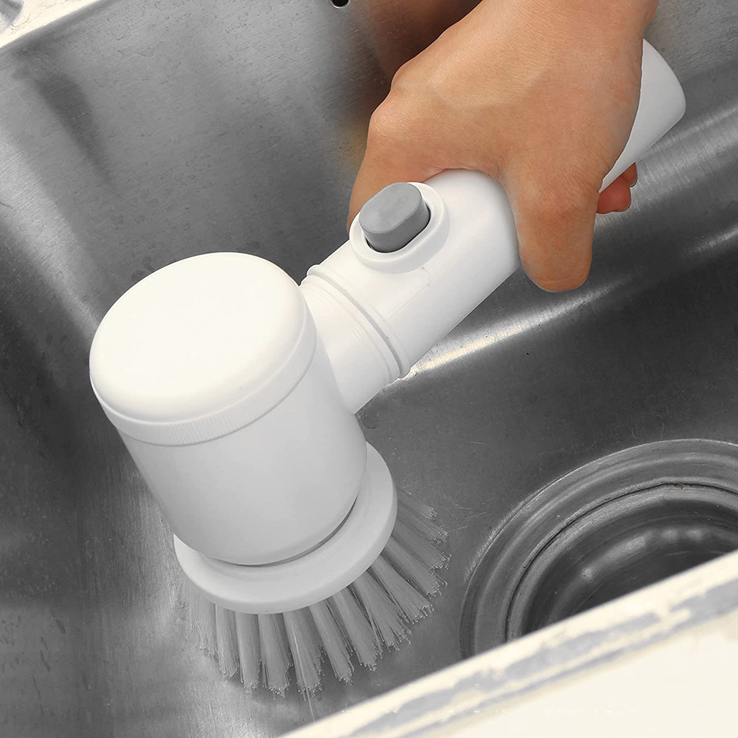 Bathroom Cleaning Brush Electric Scrubber Brush For Bathroom 3-in-1 Electric Cleaning Brush