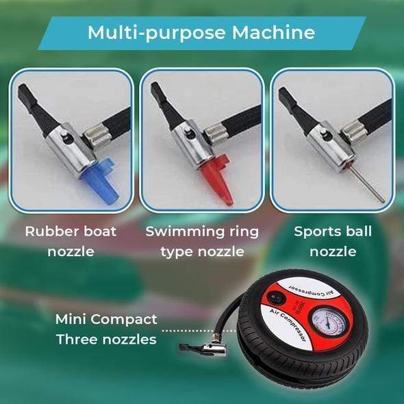 Car Air Pump Tyre Inflator Portable Air Compressure for Bike Cycle - Portable Tire Inflator Portable Tire Inflator