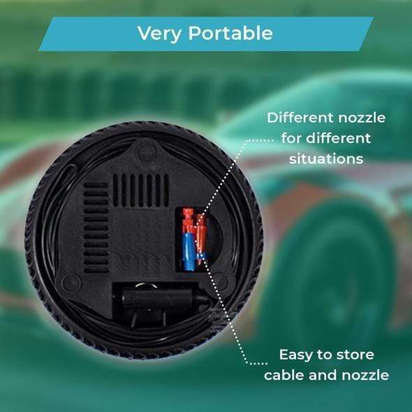 Car Air Pump Tyre Inflator Portable Air Compressure for Bike Cycle - Portable Tire Inflator Portable Tire Inflator