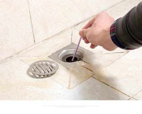 Drain Cleaner Block Pipe Clogged Sink Basin Clear Stick Drain Cleaner Sticks - Set Of 12