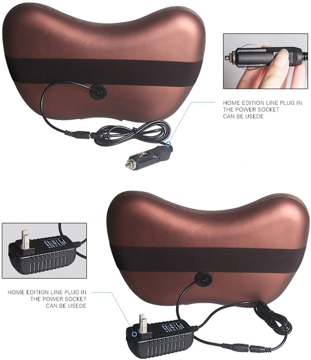 Heat Massage Device Neck Massager Pillow Shiatsu Big Size Shiatsu Neck Massager Pillow
