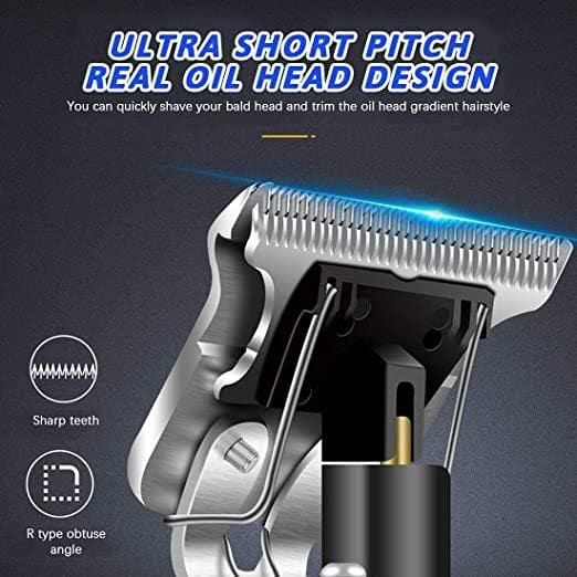 Mens Trimmer Beard Clipper Cutting Machine Hair Shaving Razor Trimmer + 4 Attachments Men's Beard Trimmer