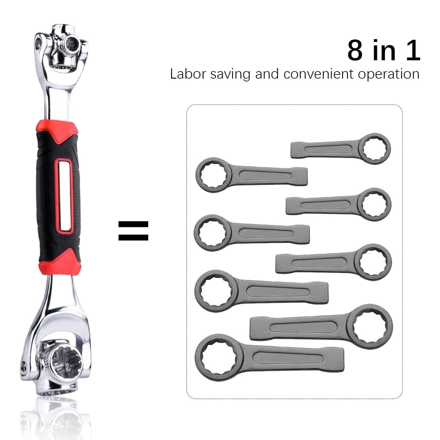 Multipurpose Wrench Tool Adjustable All in One Wrench 48 in 1 Multipurpose Adjustable Wrench