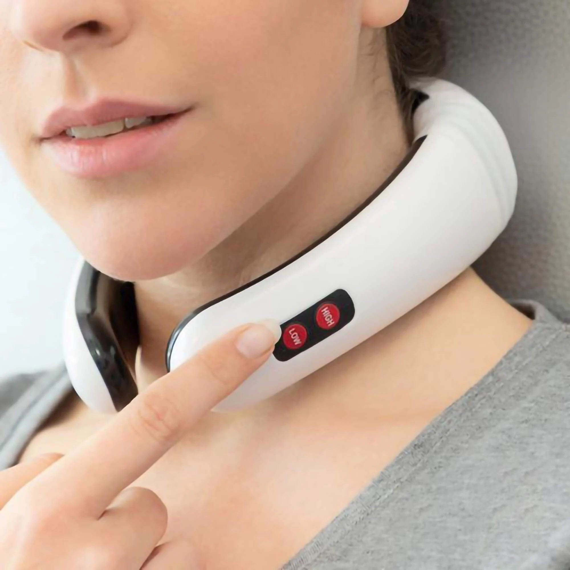 Portable Neck & Shoulder Massager with Heat Cervical Pain Relief Portable Neck & Shoulder Massager