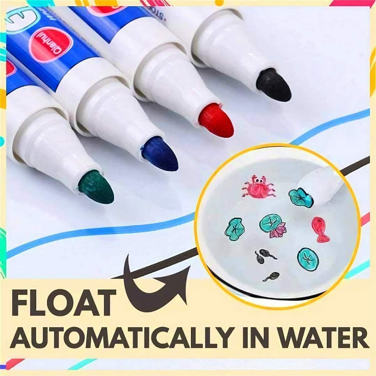 Watercolor Pen Magical Painting Doodling Drawing Marker Watercolor Pens - Set of 24