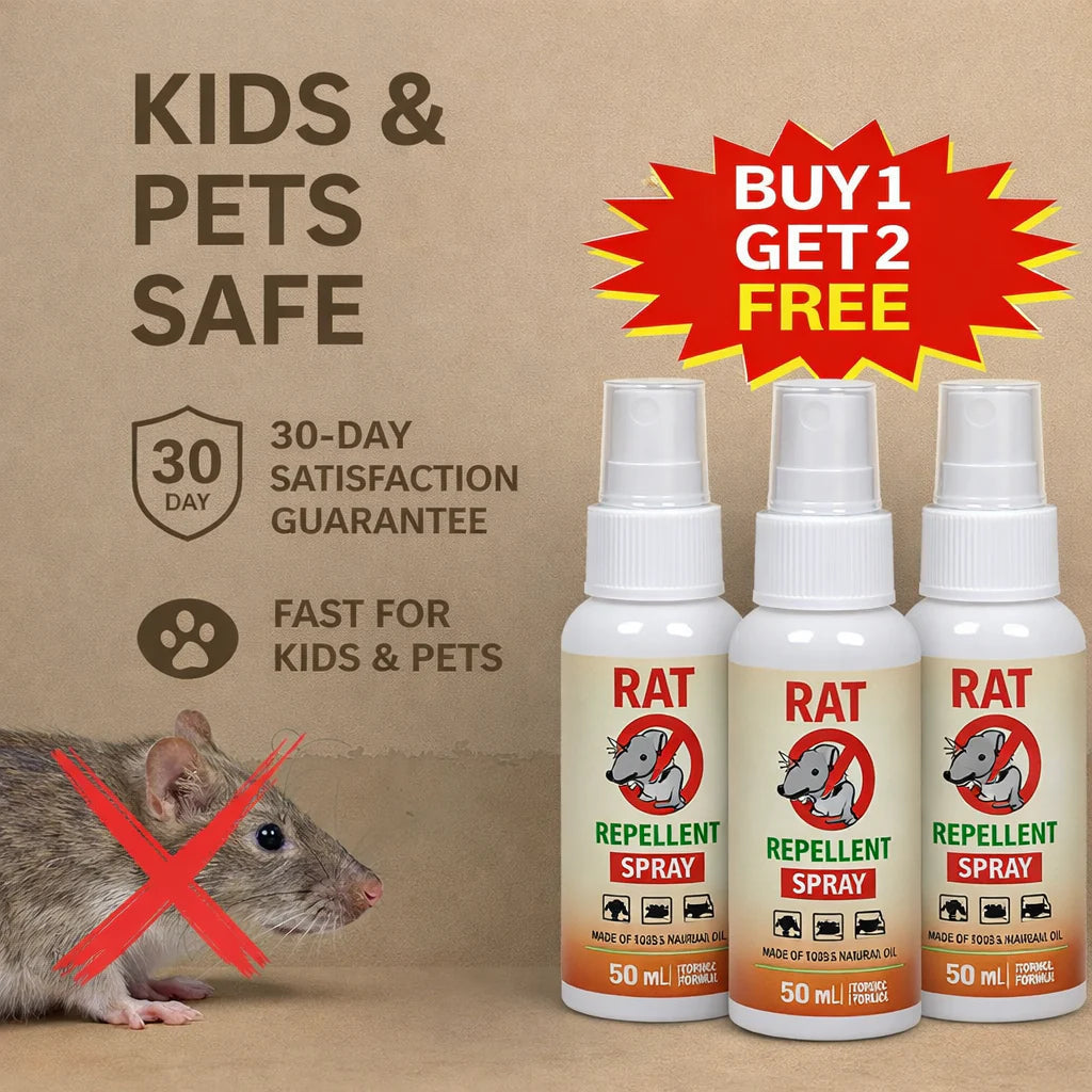 Rat Repellent Spray For Car and Home (Set of 3)
