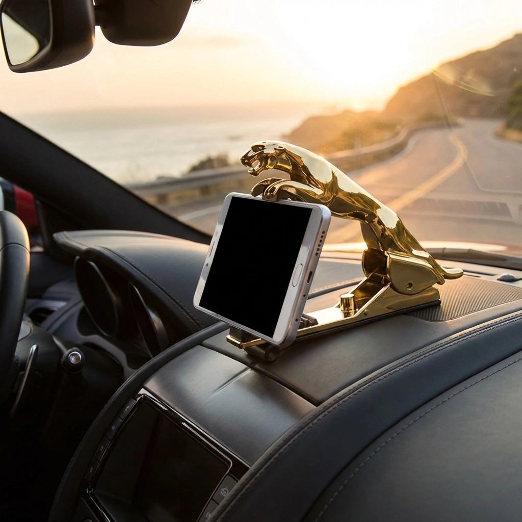 Jaguar Design Hud Car Mobile Phone Holder