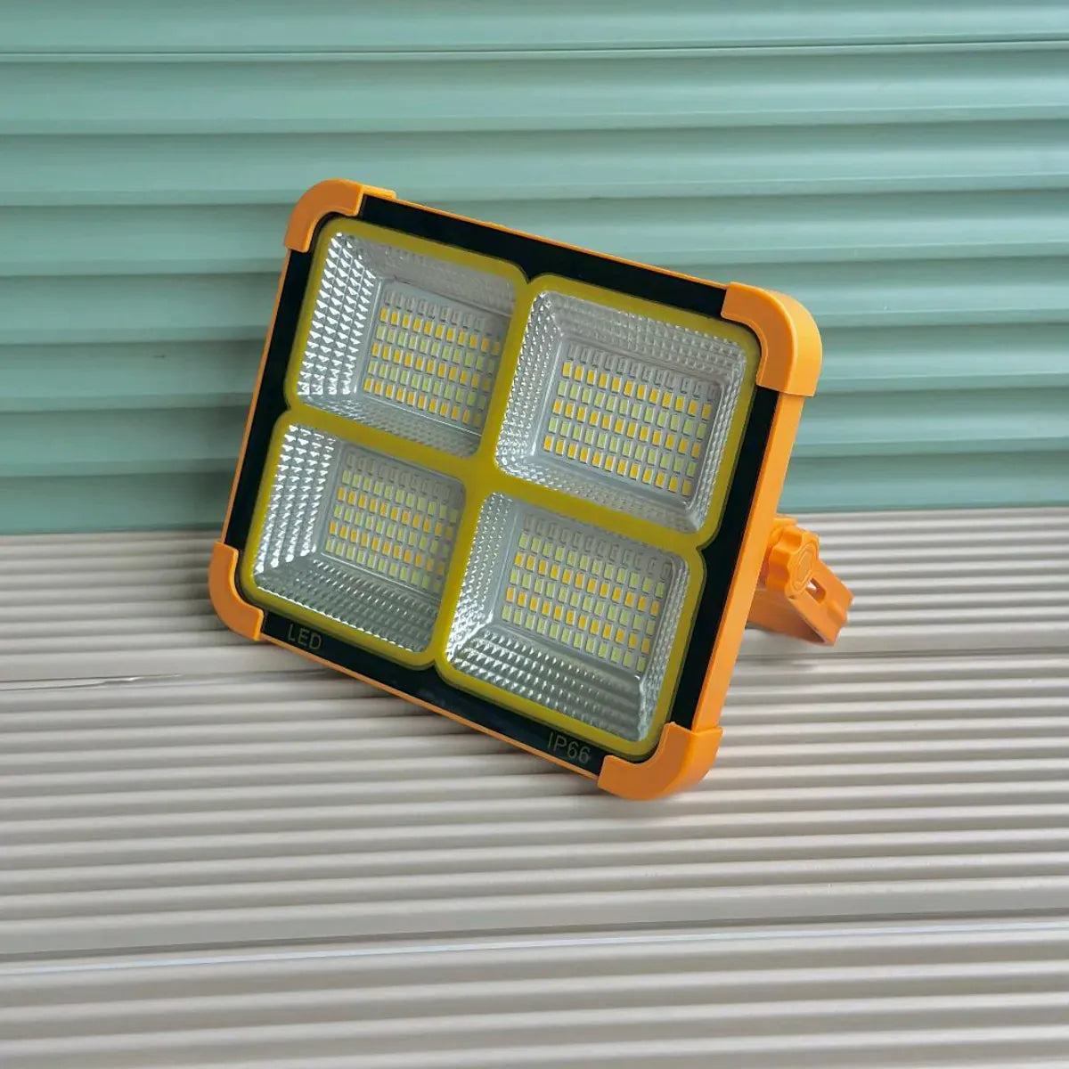 BrightGuardex Rechargeable Solar Flood Light