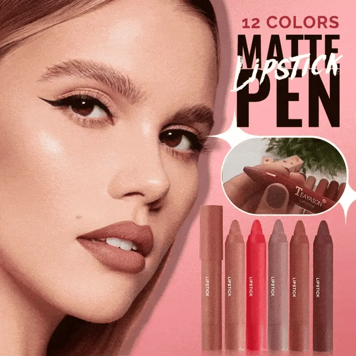 12 Colors Matte Lipstick Pen 01# 12 Colors Matte Lipstick Pen