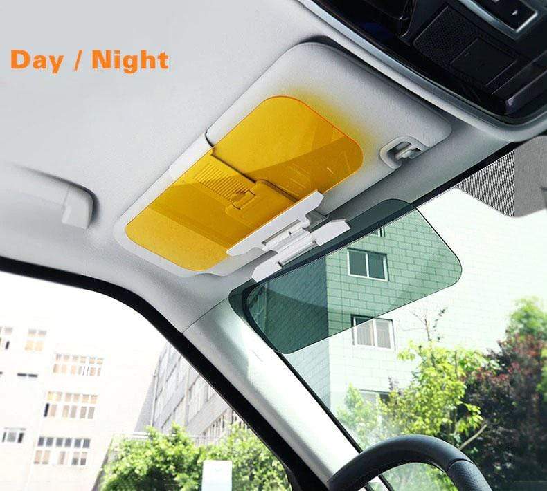 2-in-1 Day & Night Eye Protection Visor | Car Sun Visor Windshield Mirror Protector Anti Glare  2-in-1 Day & Night Eye Protection Visor