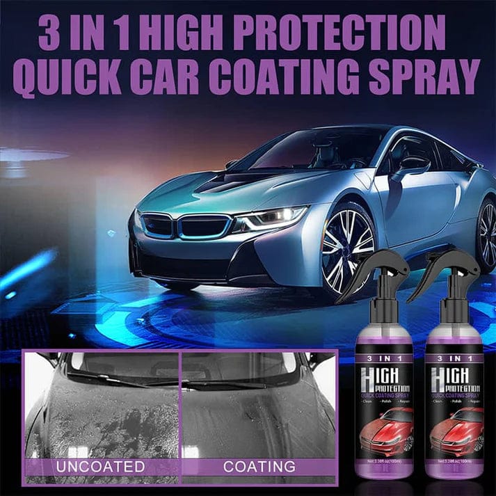 3 IN 1 High Protection Car Spray (Pack of 2) - 3 IN 1 High Protection Car Spray (Pack of 2)