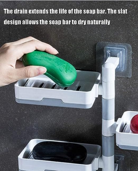 3 Layer Soap Dish Holder For Bathroom Shower And Kitchen 3 Layer Soap Dish Holder For Bathroom Shower And Kitchen