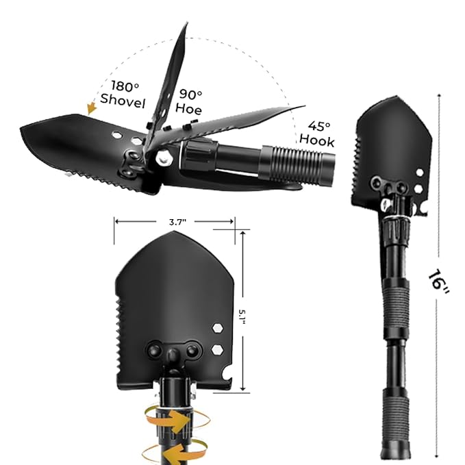 9-in-1 Mini Foldable Showel 9-in-1 Mini Foldable Showel Zaavio®
