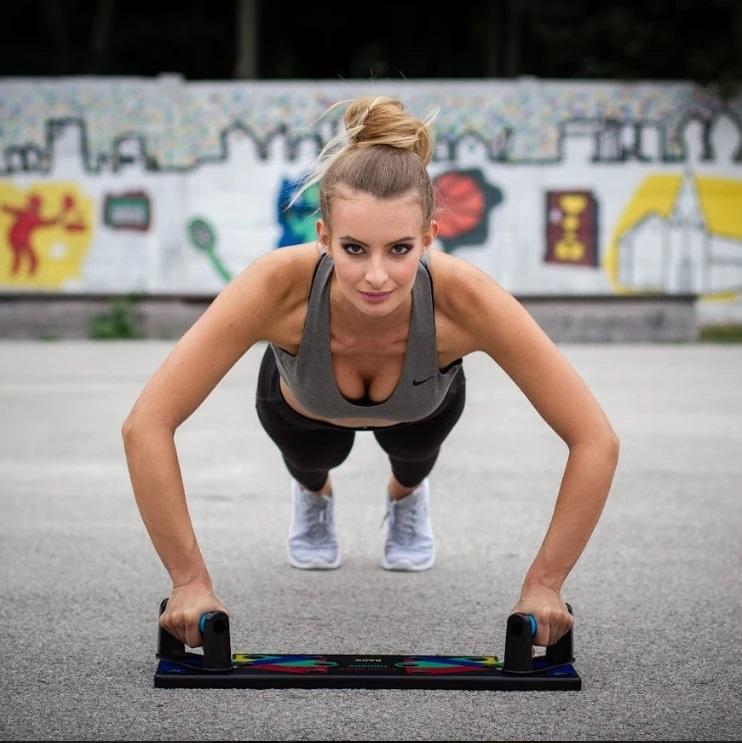 9-in-1 Push Up Board Machine Adjustable Push Up Handle Bars Push Up Board 9-in-1