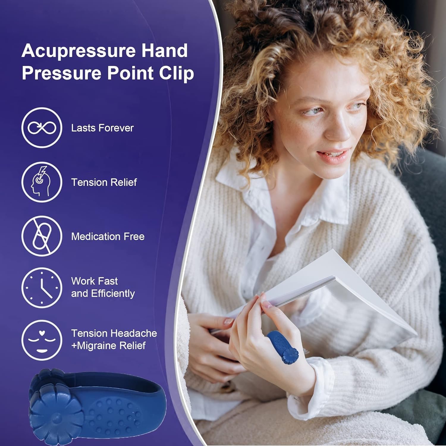 Acupressure Point Clip Sugar Control LI4 Acupressure Point Clip