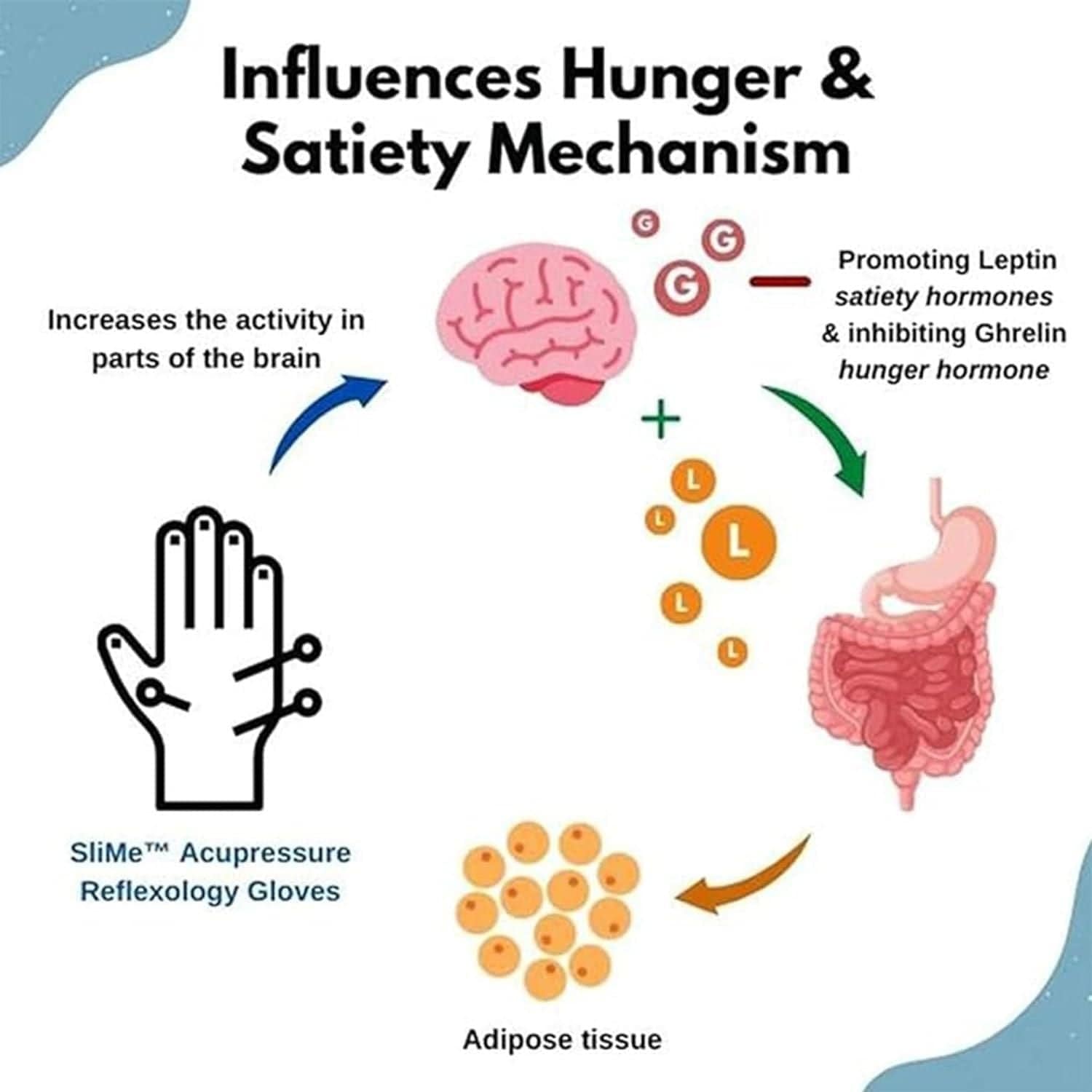 Acupressure Reflexology Hand Gloves Acupressure Reflexology Hand Gloves