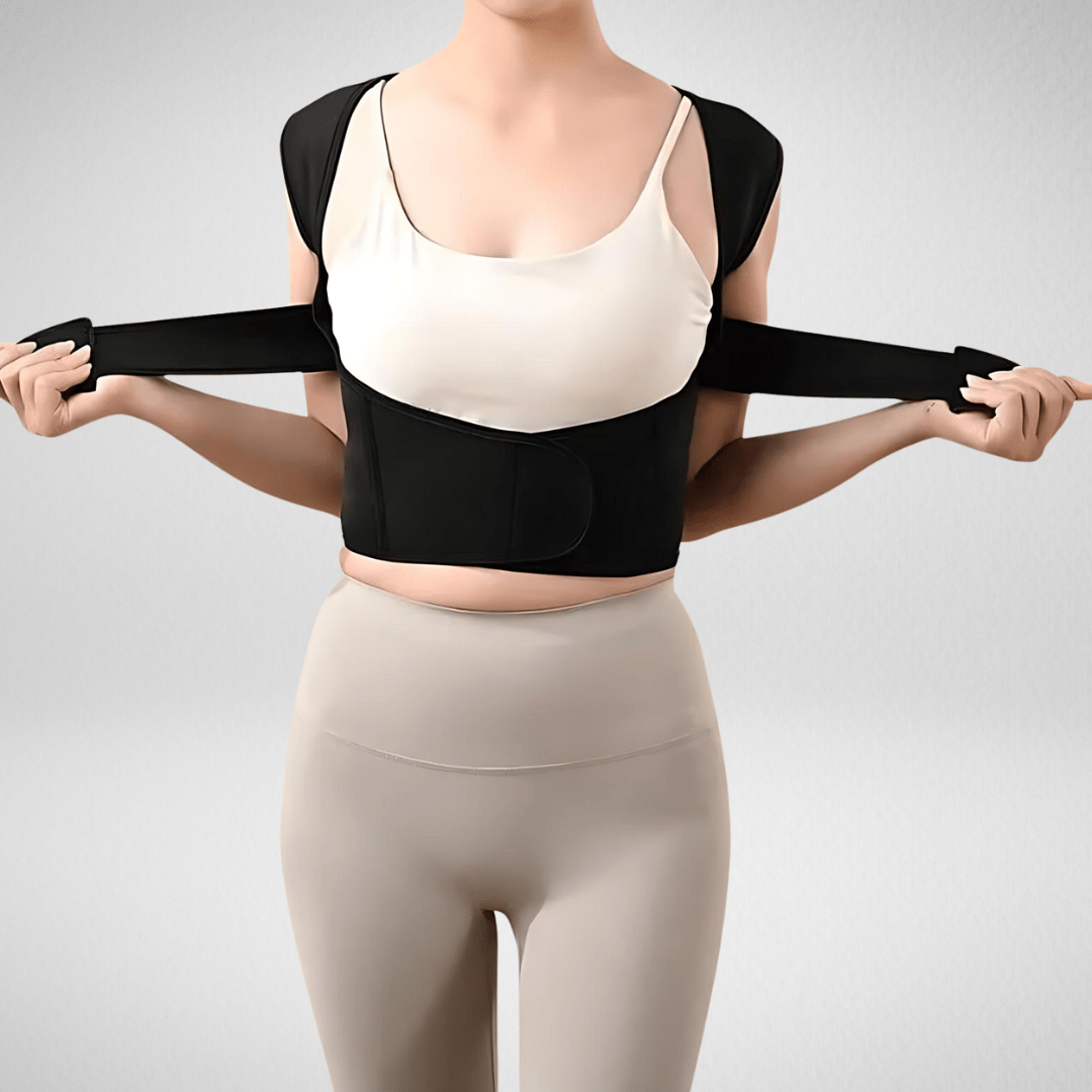 Alignixy™️ | Posture Corrector Back Pain Belt Backbone Ache Supporter Belt  Free Size ( Fits for All ) Alignixy™️ Posture Corrector Zaavio®