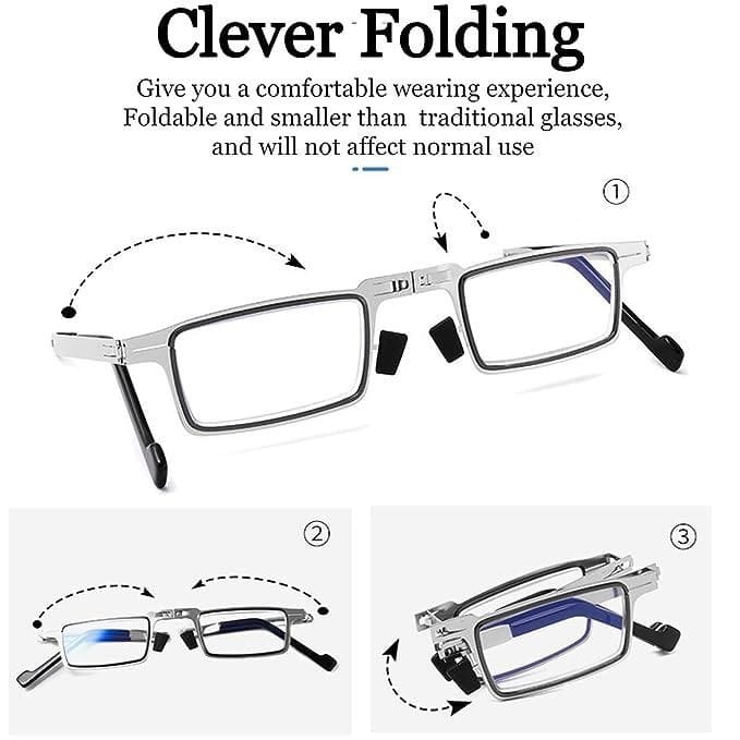 Anti-bluelight Foldable Glasses | Eyeglasses And Frames Glasses With Frame Eyesight Glass Design Lens 3 Anti-bluelight Foldable Glasses