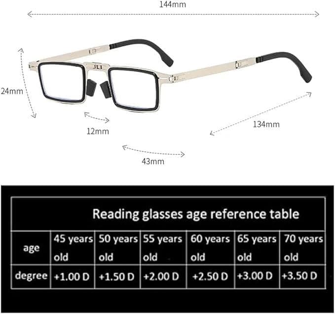 Anti-bluelight Foldable Glasses | Eyeglasses And Frames Glasses With Frame Eyesight Glass Design Lens Anti-bluelight Foldable Glasses