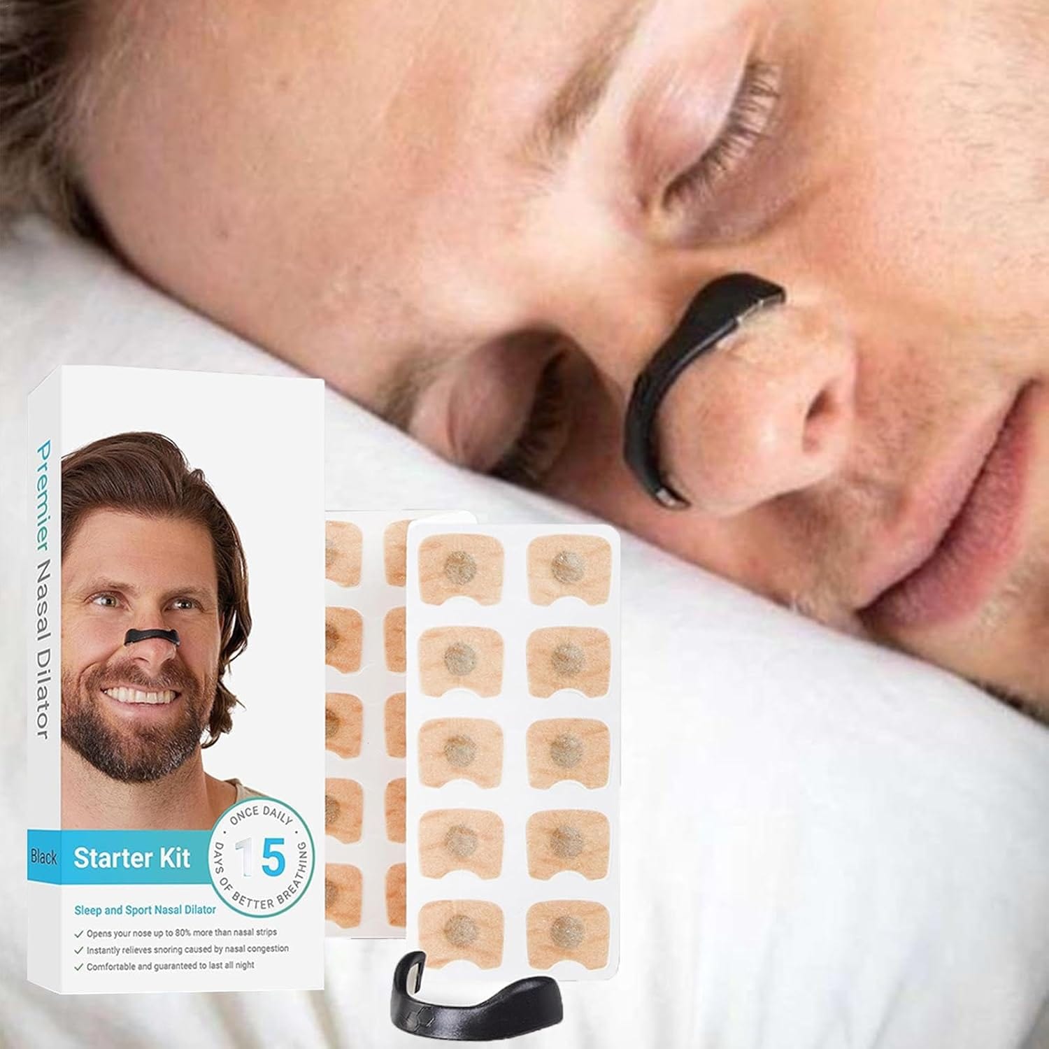 Anti-snoring Nasal Strips | Strip For Nose Snoring Device Anti-snoring Nasal StripsBreathing Nasal Strip Kit