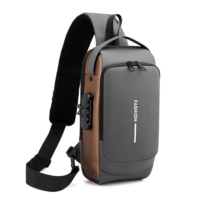 Anti-Theft Crossbody Sling Bag with USB Charging Anti-Theft Crossbody Sling Bag with USB Charging