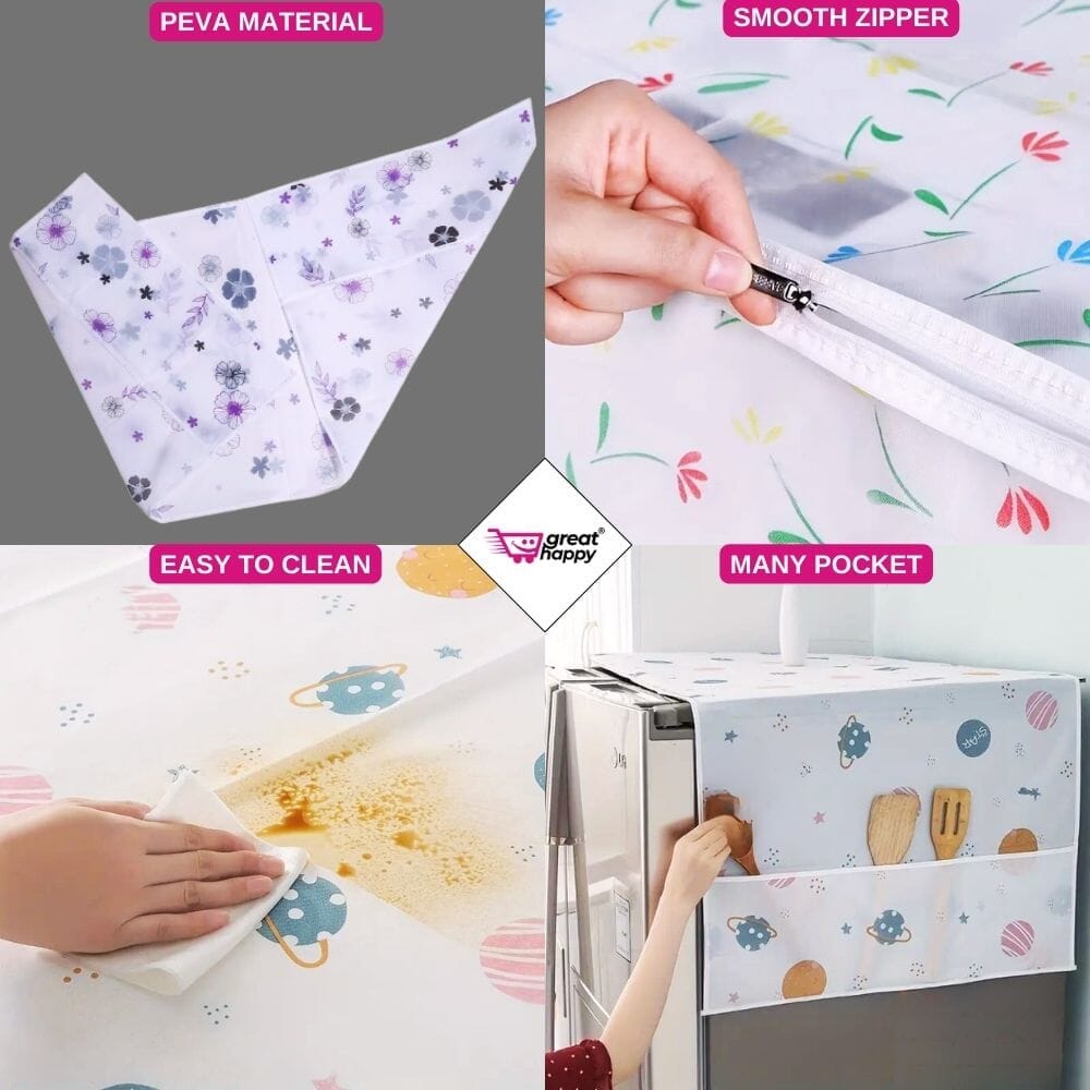 Washing Machine & Fridge Covers Combo