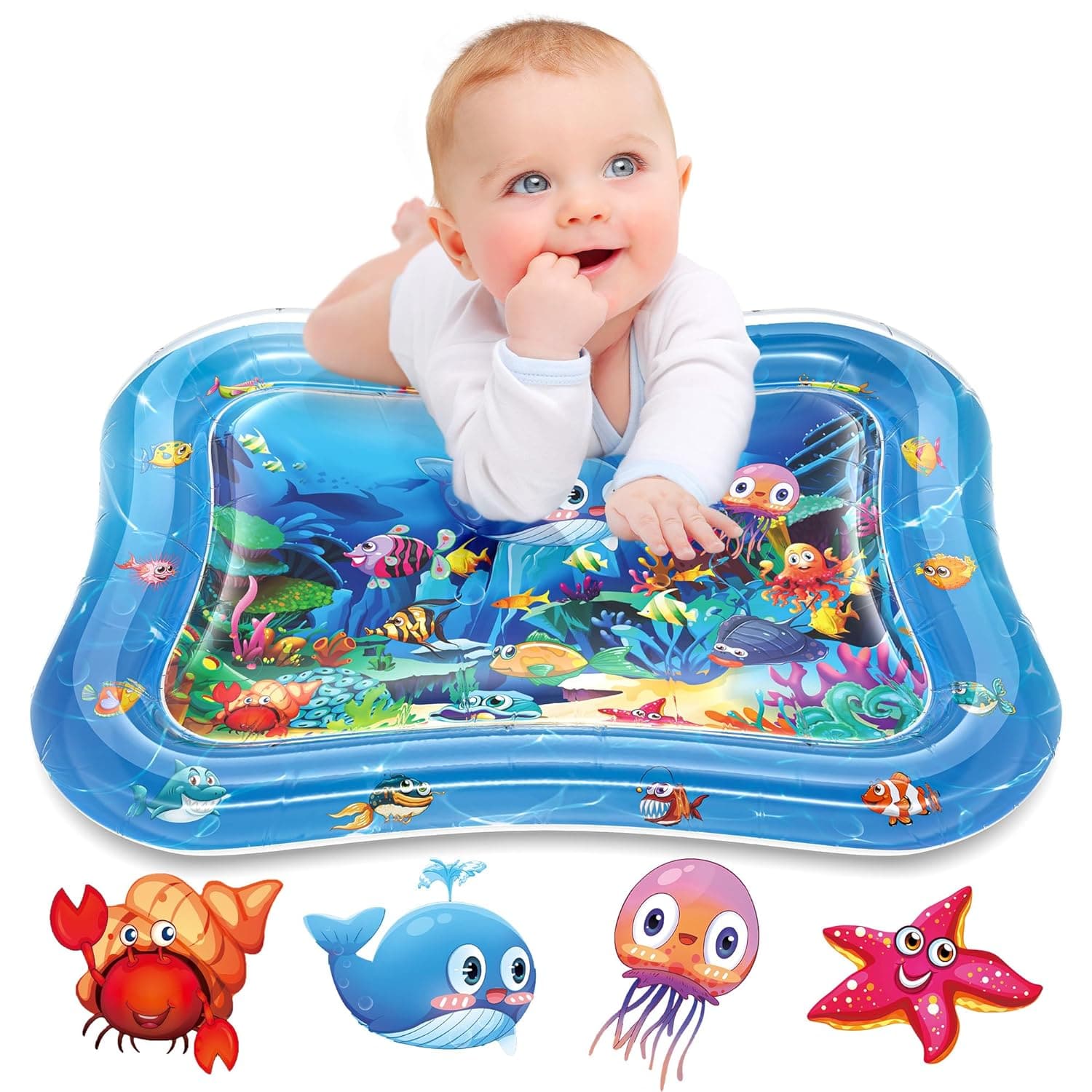 Baby Products Water Mat Tummy Time Newborn Infants Water Mats Baby Water Play Mat
