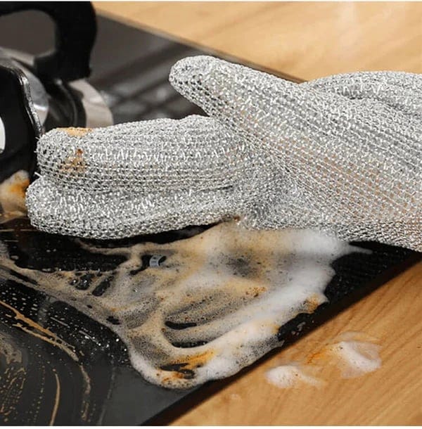 Bamboo Fiber Wire Dishwashing Gloves (Set of 2) Bamboo Fiber Wire Dishwashing Gloves (Set of 2)