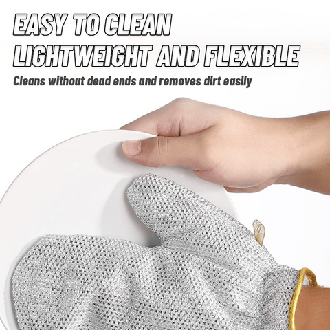 Bamboo Fiber Wire Dishwashing Gloves (Set of 2) Bamboo Fiber Wire Dishwashing Gloves (Set of 2)