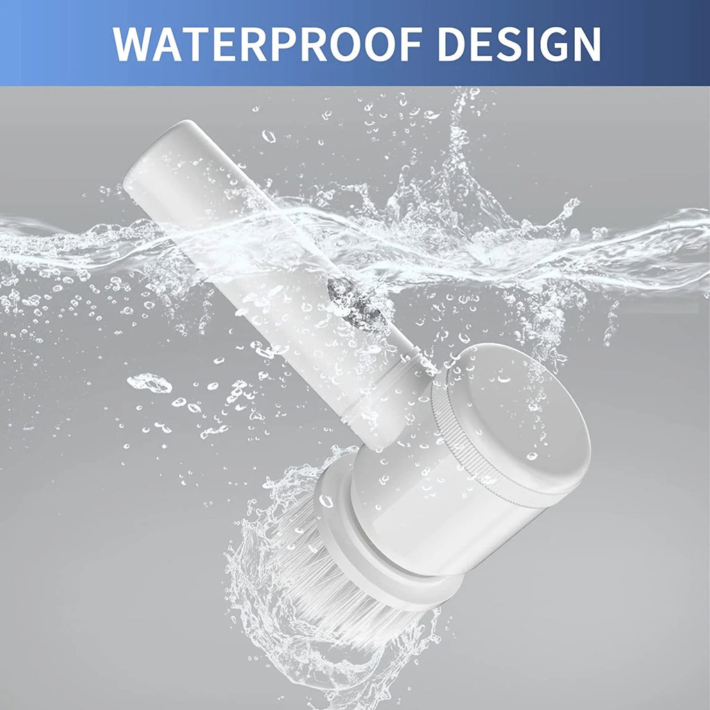 Bathroom Cleaning Brush Electric Scrubber Brush For Bathroom - Electric Cleaning Brush - 3-in-1 Electric Cleaning Brush